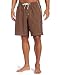 Speedo Men's Solid Marina Volley Watershort, Brown, Small