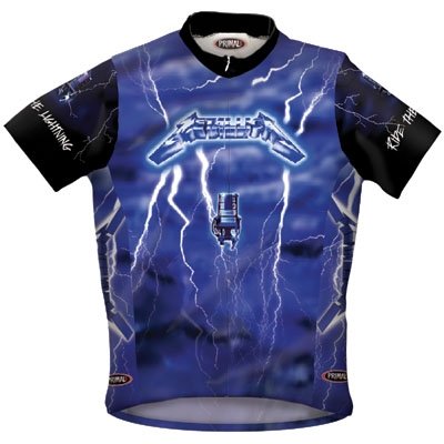 Buy Primal Wear Men’s Metallica Ride The Lightning Rock Short Sleeve Cycling Jersey – MERIJ10M