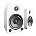 Kanto YU4 Powered Speakers with Bluetooth and Phono Preamp, Matte White