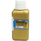 Pebeo Setacolor Opaque Fabric Paint 250-Milliliter Bottle, Shimmer Gold