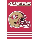 San Francisco 49ers Applique Embroidered Banner Flag 44x28 NFL Football Fan Shop Sports...