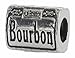 Zable Sterling Silver Bourbon Street Sign Bead