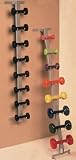 Medline Vinyl-Coated Dumbbell Weights - 6 lb, red - Model MDSP100555