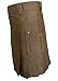 UT Kilts Men's UTK Standard Utility Kilt Dark Khaki 46 (46, Dark Khaki)