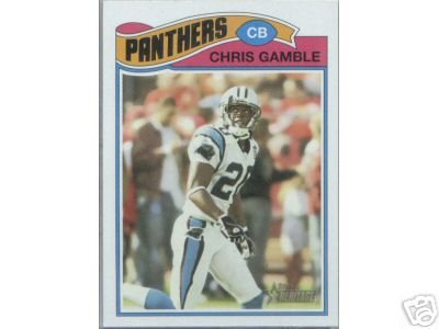 2005 Topps Heritage 168 Chris Gamble (Football Cards)