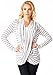 Popana Criss Cross Stripe Cardigan Top - Made in USA
