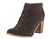 TOMS Women's Lunata Lace Up Bootie Chocolate Brown Suede Size 8