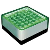 ソーラーライト LED 駐車場 ライト 角型 TI2-SB100FGR グリーン アプローチライト