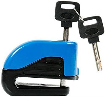 Anti Thief Sound Security Alarm Electron Disc Brake Lock 6mm Pin for Motorcycle Motorbike Safety Sport Racing Bike (BDx-Blue)