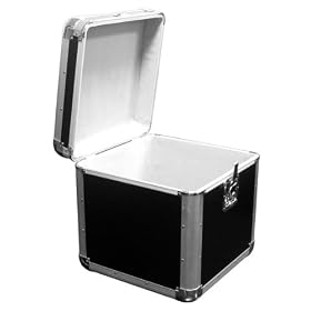Marathon Elight Series MA-Elp Bk Record/Lp Case Holds Up To 80 Lp'S - Silver