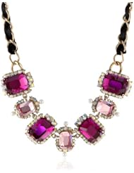 Betsey Johnson "Imperial Princess" Gem Necklace, 19"