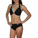 2PC SET bademoden: Damen Lascana komfortabel und Weich, oben und unten feuchigkeitstransportierendem surfen Badehose Badeanzug