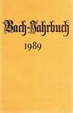 Produkt-Bild: Bach-Jahrbuch 1989