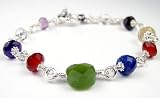 Sterling Silver Gemstone Bracelets: Chakra Balancing Crystal Healing Metaphysical Properties Spiritual Jewelry
