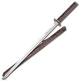 United Cutlery Samurai Sword Katana, Brown Leather