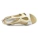 Earthies Women's Arvello Dress Sandal,Gold Distressed