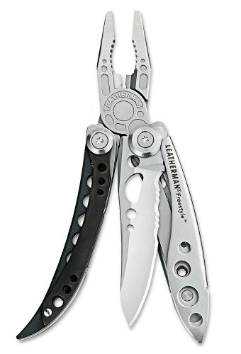 Leatherman L831121 Freestyle, Edelstahl, Griffe mit Zyteleinlage Leatherman L831121 Freestyle, Edelstahl, Griffe mit Zyteleinlage