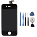 Replacement Black LCD Screen and Digitizer For Apple iPhone 4 – Tools Included