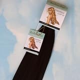 20" CLIP IN HAIR EXTENSION SYNTHETIC THERMOFIBER COLOR 1 JET BLACK