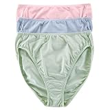 Olga 3 Pack Without a Stitch Hi Cut Panties