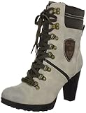 Tom Tailor Sarnia mid lace 514400078100, Damen Stiefel, Beige (winter white 100), EU 41