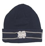 Notre Dame Fighting Irish NCAA Adidas Cuffed Double Stripe Knit Beanie Hat