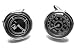 MPH & GAS Gauge Car Motorcycle Cufflinks w/ Gift Box