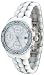 Oniss #ON8107-L Women's Multi Function 3 Dial White Ceramic Watch