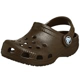  : crocs Toddler/Little Kid Cayman Sandal,Chocolate,4-5 M US Toddler