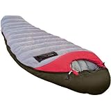 TAIGA Astra Water-Repellent DRYLOFT 800+ Fillpower European Goosedown Sleeping Bag (choices: -11C/12.2F or -5C/23F), Mummy Style, LEFT ZIP, Including Stuffsack, German Designed, MADE IN CANADA
