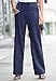 Jessica London Women's Plus Size Linen Pants With Drawstring Waist