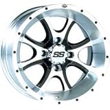 4 137 ITP Steel Wheel 12x7 4.0 + 3.0 Silver BOMBARDIER CAN-AM KAWASAKI SUZUKI by ITP Tires