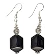 Handmade Onyx & Silver Earrings