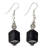 EXP Handmade Onyx & Silver Earrings
