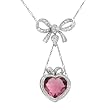 Christian Dior! Made in France Majestic Necklace with 12.25ctw Super Clean FG/VVS Diamonds and Tourmaline Made of 18K Gold