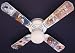 Motocross Dirt Bike Ceiling Fan (Multicolored) (12.5″H x 42″W x 42″D)