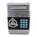 Ainypiggy-bank Code Electronic Money Bank Piggy Money Banks Coin Saving Banks ATM Safty Banks,silver