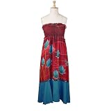 Georgette Print Strapless Dress (Petite, Tall & Misses Sizes XS-3X)