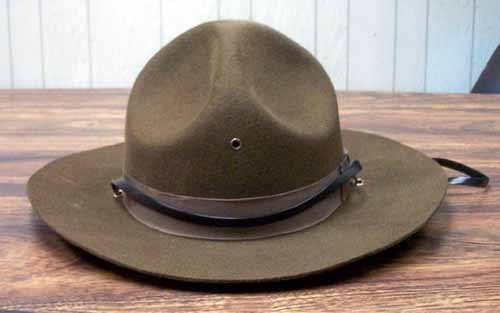 Mounties Hat Wool Felt Import Mountie Costume Hat 22859