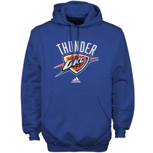 Oklahoma City Thunder adidas Full Primary Logo Hooded Sweatshirt