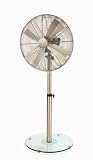 Kitchen & Housewares : 40 cm Chrome and Glass Stand Fan