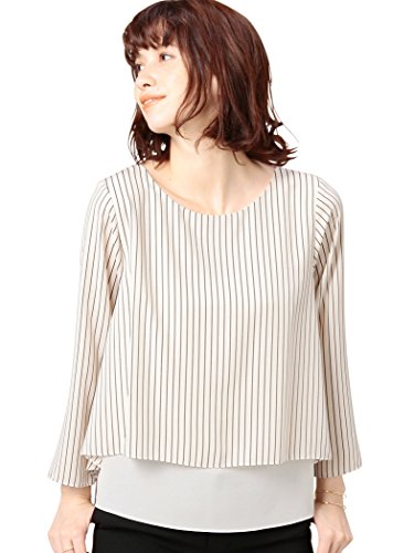 (ビューティ&ユース ユナイテッドアローズ) BEAUTY&YOUTH UNITED ARROWS BY ストライプシフォンレイヤード8分袖チュニック 16216521193