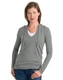 Ladies Tissue Slub Hooded Sweatshirt