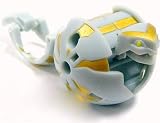 Bakugan Bakupearl BAKUCLEAR B2 Bigger Brawlers LOOSE GREY HAOS RATTLEOID 380G