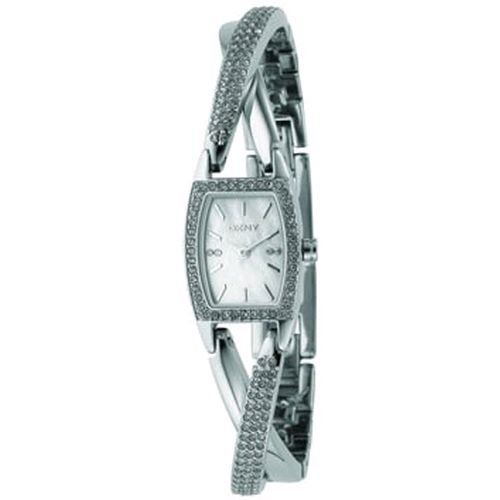 DKNY Women's NY4633 Crystal Accented Stainless Steel Watch