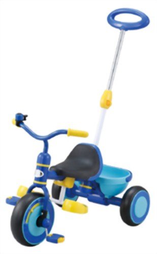 かるーくこげる三輪車 ブルー