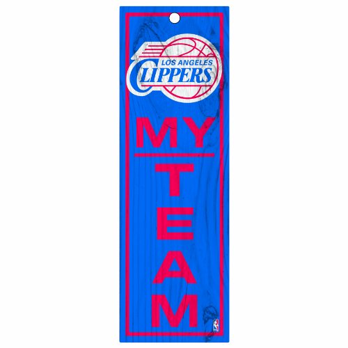 NBA Los Angeles Clippers 4-by-13 Wood My Team Sign