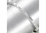 Jewelry : Signature Love is Patient Cuff Bracelet STERLING SILVER