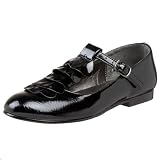 Nina Little Kid/Big Kid Hotcake Dress Shoe,Black Patent,13 M US Little Kid