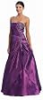 Strapless Junior Prom Dress Long Gown #2506